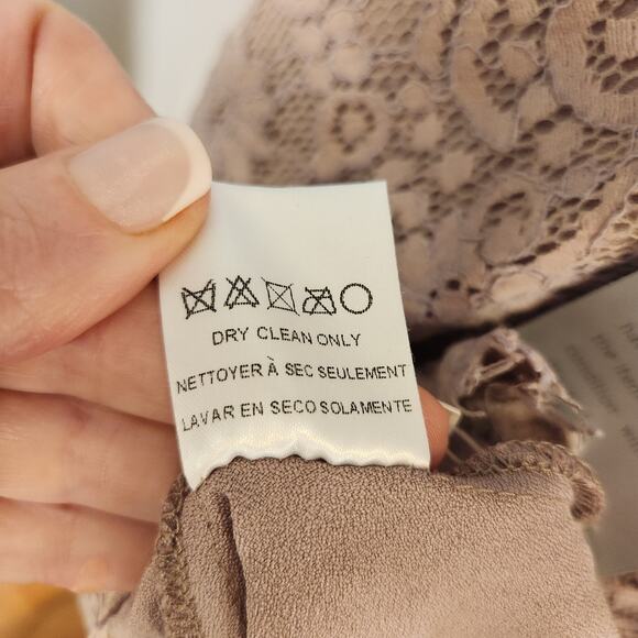 ADELYN RAE NWT Mauve Lace Sleeveless Dress, Size 12 - Picture 12 of 12